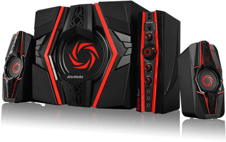 Gaming Speakers Overview - Avermedia Ballista Trinity Gs315 (480x291), Png Download