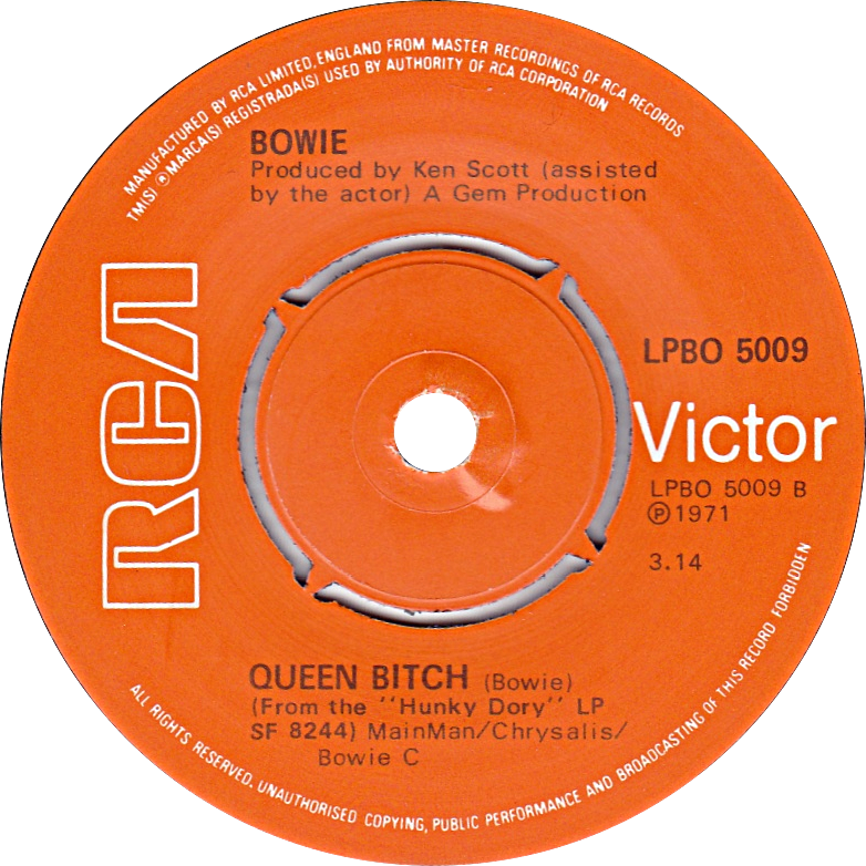 Queen Bitch By David Bowie Uk Vinyl Pressing - Sweet Need A Lot Of Lovin (782x782), Png Download