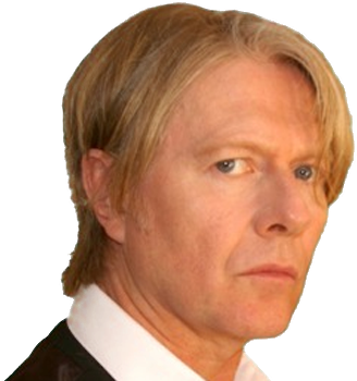 Paul Anthony As David Bowie - David Bowie Head Transparent (450x350), Png Download