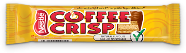 Coffee Crisp Chocolate Bar - Nestle Coffee Crisp Candy - 1.76 Oz Bar (650x650), Png Download