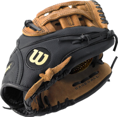 Baseball In Png - Wilson 12" Baseball Righthand Glove, Brown (400x395), Png Download