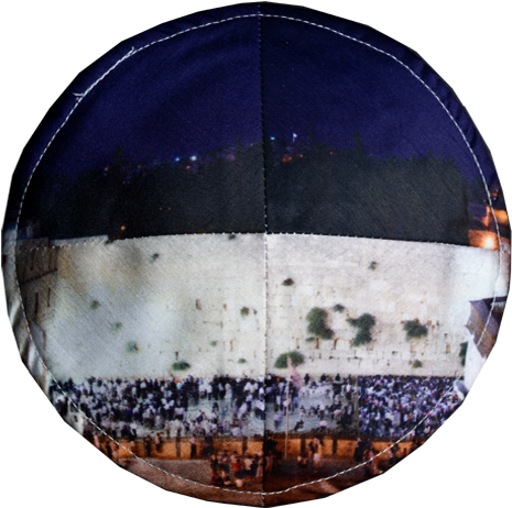 00, Kotel At Night Kippah - Western Wall (480x480), Png Download