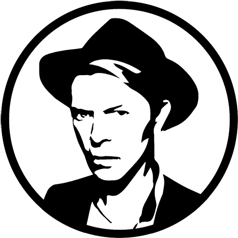 David Bowie Sticker Approx - David Bowie Pop Art Prints (510x507), Png Download