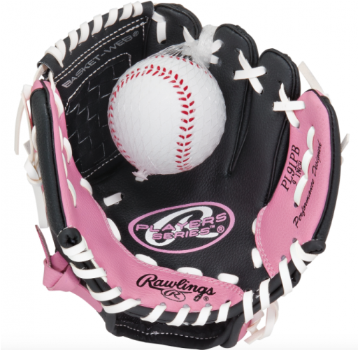 Rawlings Players 9 Inch Youth T-ball Glove With Training (750x500), Png Download