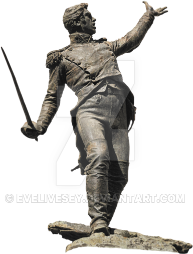 Roman Soldier Statue Png Clip Library Library - Statue Png (400x533), Png Download