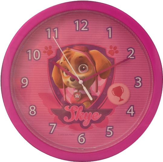 Paw Patrol Skye Wall Clock - Pat Patrouille Serviette De Bain Pat Patrouille Serviette (600x600), Png Download