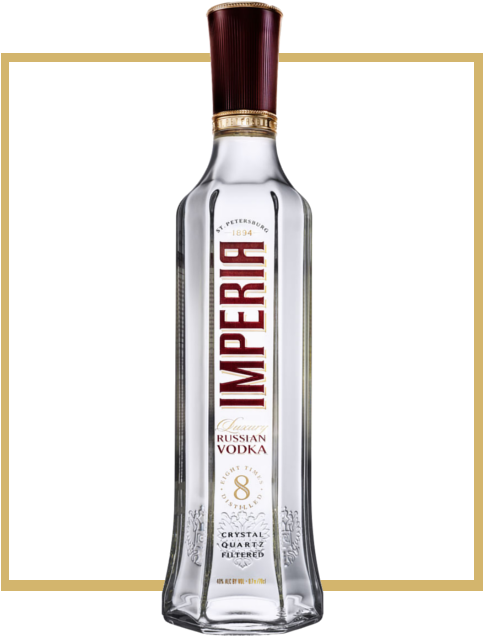 Imperia - Imperia Russian Standard Vodka (482x651), Png Download