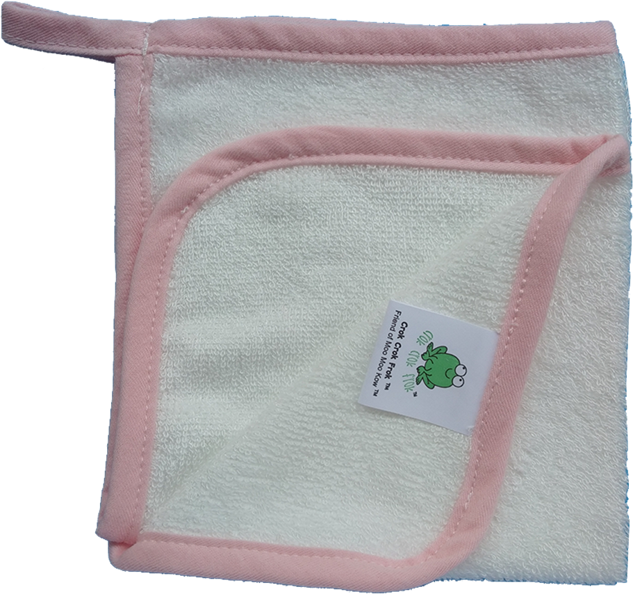 Crokcrokfrok Bamboo Wash Cloth - White (1000x1000), Png Download