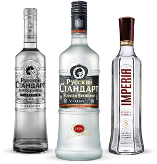 Russian Standard Vodka - Russian Standard Platinum Vodka Silver Filtered (370x360), Png Download