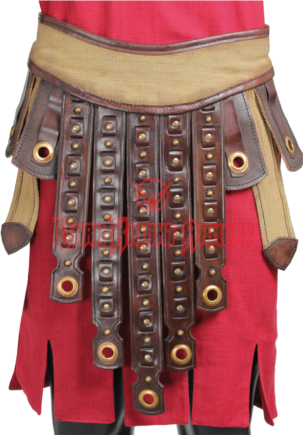 Roman Leather Belt - Roman Leather Battle Skirt (850x850), Png Download