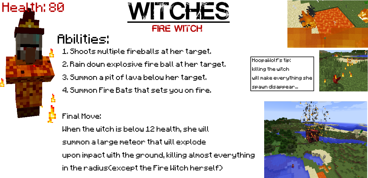Elemental Witch Mod 1 - Elemental Witches Mod (1300x661), Png Download