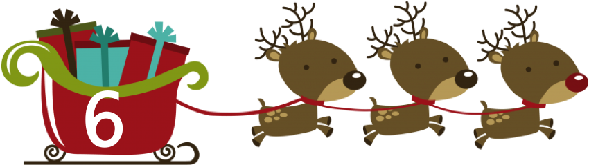 Empty Santa Sleigh Stock Illustrations 71 Empty Santa - Christmas Reindeers With Sleigh (849x245), Png Download