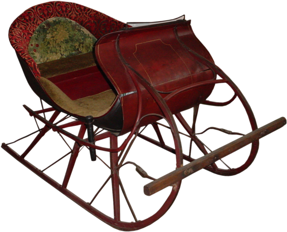Download Png Image Report - Red Sleigh Png (989x808), Png Download