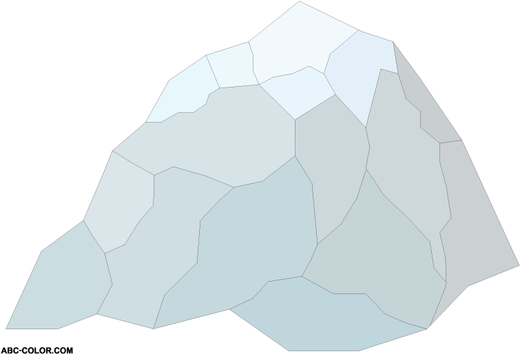 Double Rock 2 Clip Art Vector Free Image - Скалы Рисунок Png (822x567), Png Download