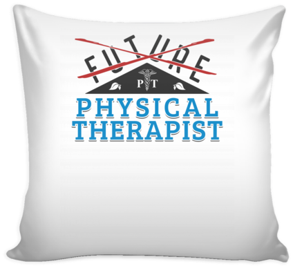 Future Physical Therapist Graduation Pillow Cover Graduate - Hardcore Arizona Football Fan Throw Pillow Cover (white) (480x480), Png Download