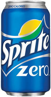 Sprite Zero Blue Can - Sprite Zero Can (400x400), Png Download