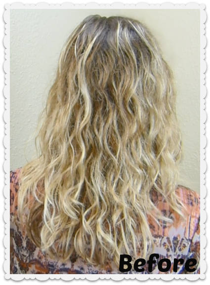 Naturally Curly Hair, Before Hair Brush Straightener - Naturallycurly.com (425x577), Png Download
