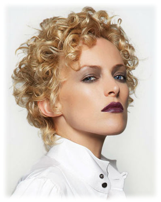 Makes Easy Your Way To Handle Them Better - Spiral Perm On Very Short Hair (318x399), Png Download