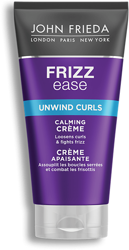 Moisture Barrier Strong Hold Hairspray John Frieda - John Frieda Unwind Curl Calming Creme (320x521), Png Download