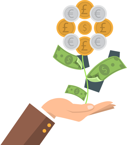 Png Library Money Tree Clipart - Money Tree Png (504x576), Png Download
