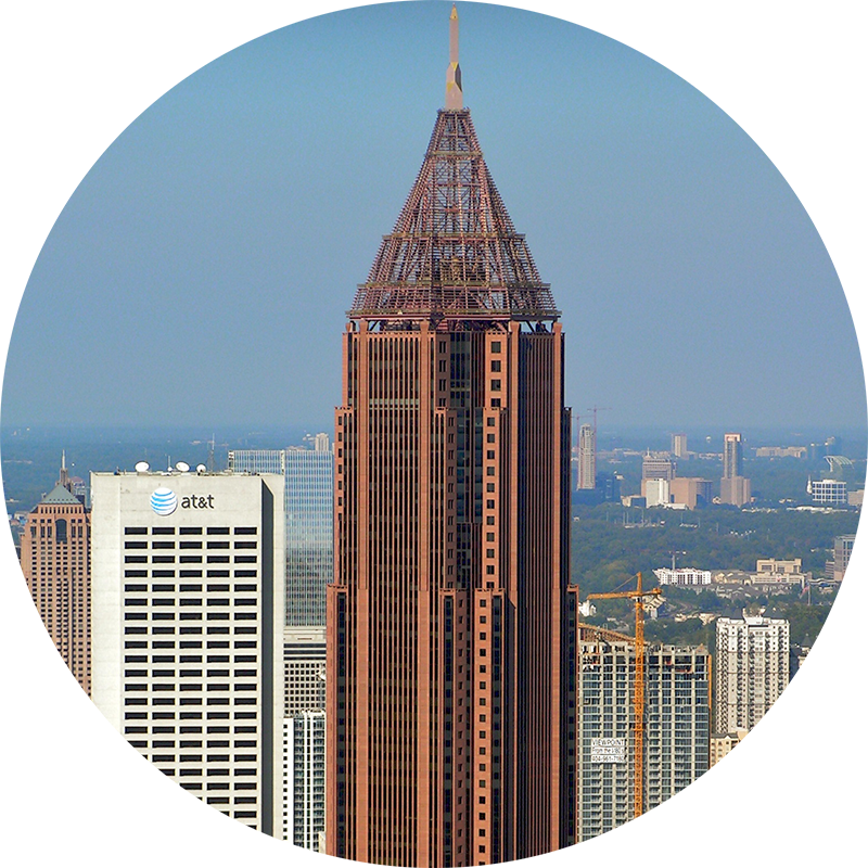 Bank Of America - Atlanta Georgia Famous Buildings (800x800), Png Download