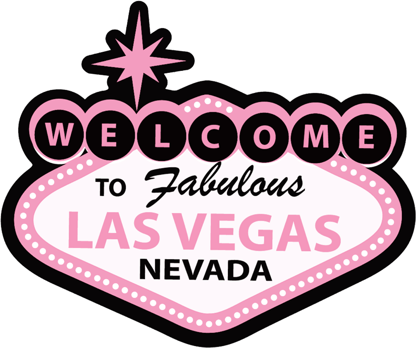 Pink Welcome To Las Vegas Sign Magia, Búsqueda Del - Pink Las Vegas Sign (840x698), Png Download