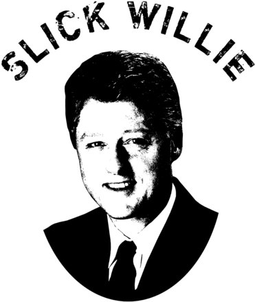 Click And Drag To Re-position The Image, If Desired - Slick Willie T Shirt (583x700), Png Download