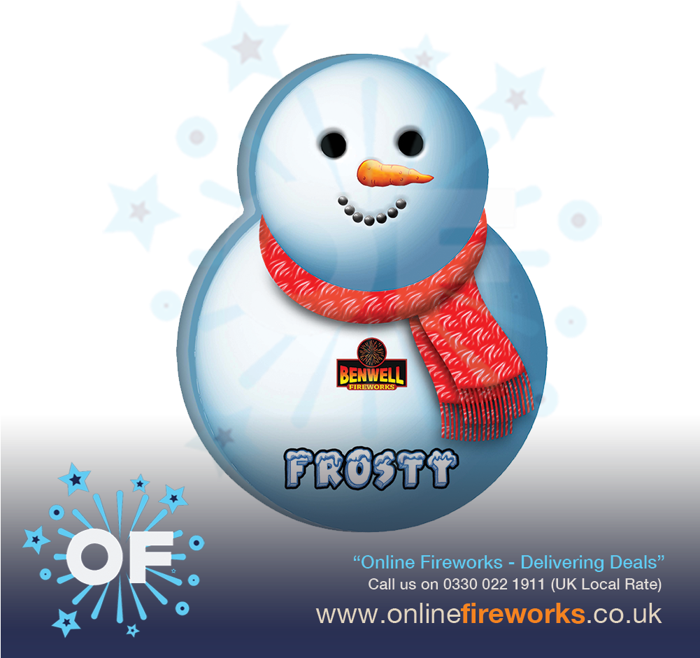 Frosty By Benwell Fireworks From Online Fireworks - Rockets Pack Uk (1000x1000), Png Download