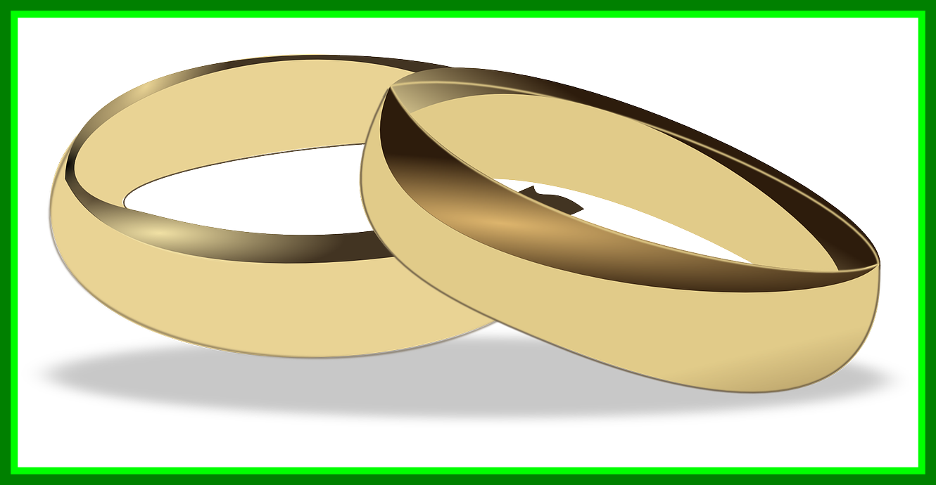 Unbelievable Wedding Rings Marriage Alliance Lo Of - Wedding Rings Clip Art (1330x690), Png Download
