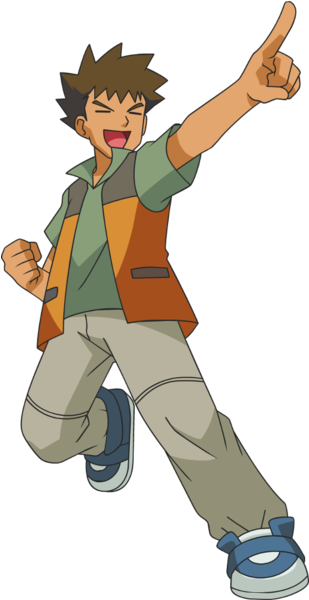 "the Mother Of All Changes" - Pokemon Brock (378x599), Png Download