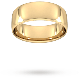 8mm Slight Court Standard Wedding Ring In 9 Carat - Samsonite Guardit Bailhandle Computer Bag (350x350), Png Download