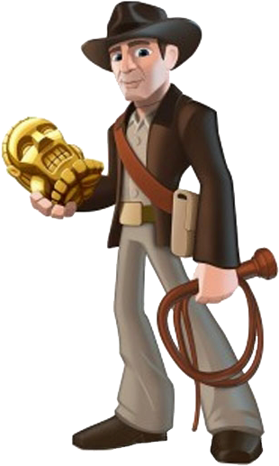 Infinityindy - Disney Infinity Indiana Jones (323x530), Png Download