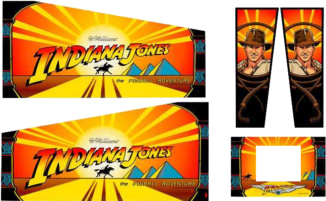 Indiana Jones Cabinet Decals - Graphic Design (700x455), Png Download