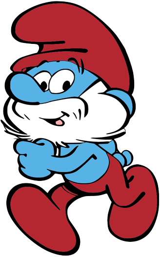 Smurf Png - Dibujos De Los Pitufos (328x527), Png Download