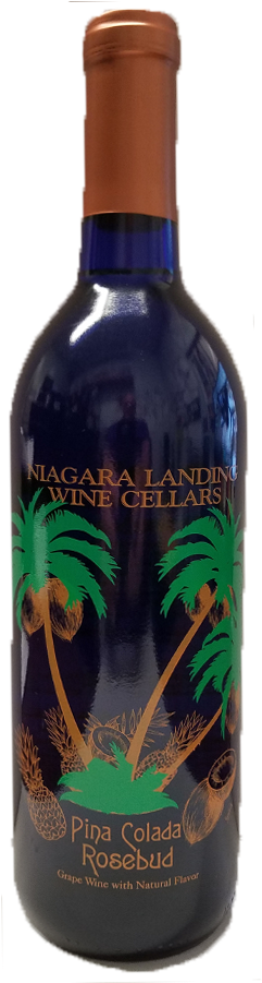 Piña Colada Rosebud - Niagara Landing Wine Cellars (450x900), Png Download