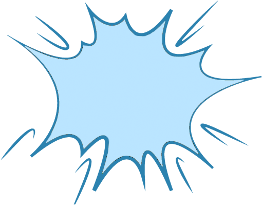 Bulle Pop Art Png (614x458), Png Download