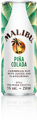 Malibu Pina Colada Cans (500x640), Png Download
