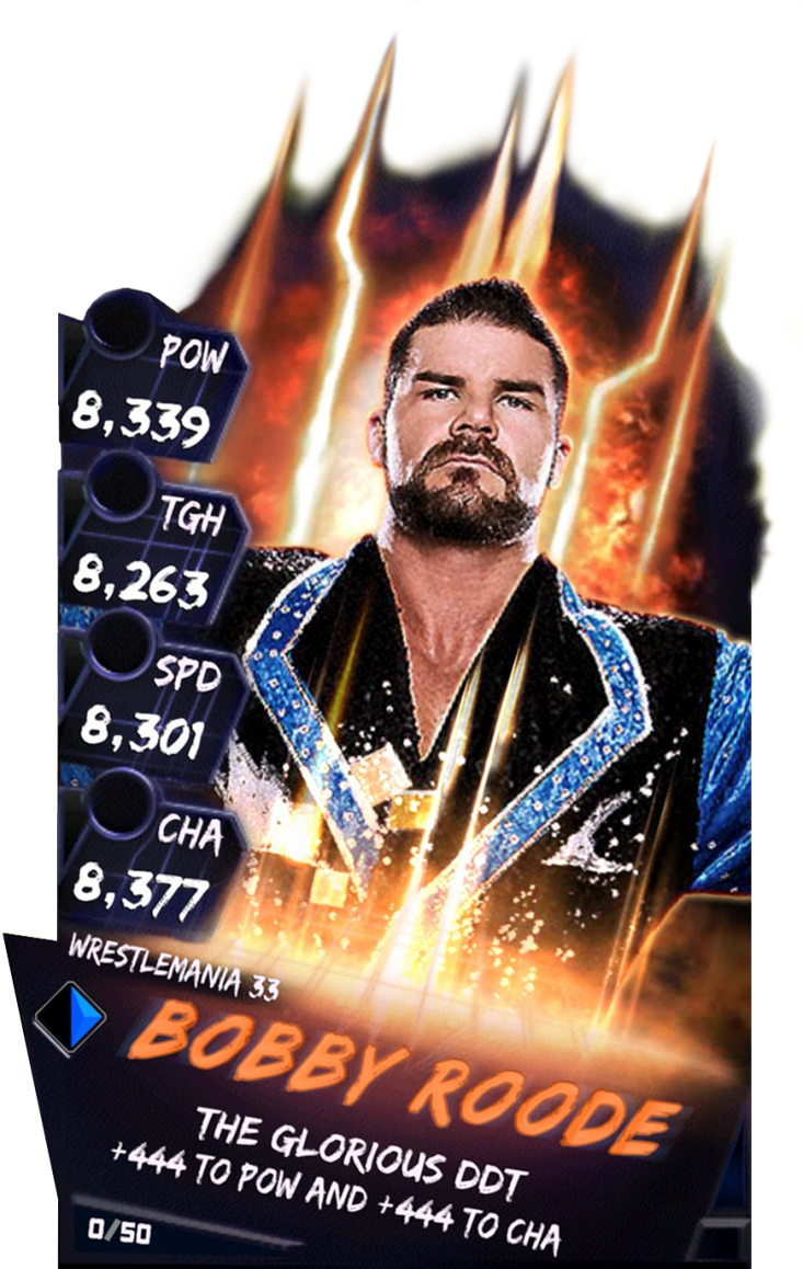 Bobbyroode S3 14 Wrestlemania33 Fusion - Wwe Supercard Wrestlemania 33 Fusion (733x1158), Png Download