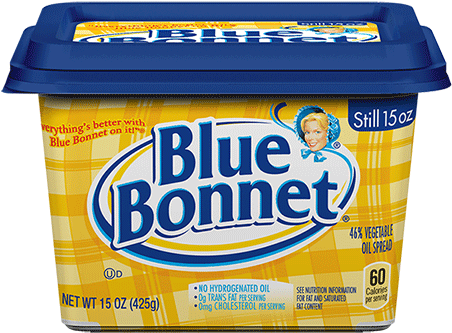 Original Soft Spread - Blue Bonnet Spread 45 Oz (500x500), Png Download