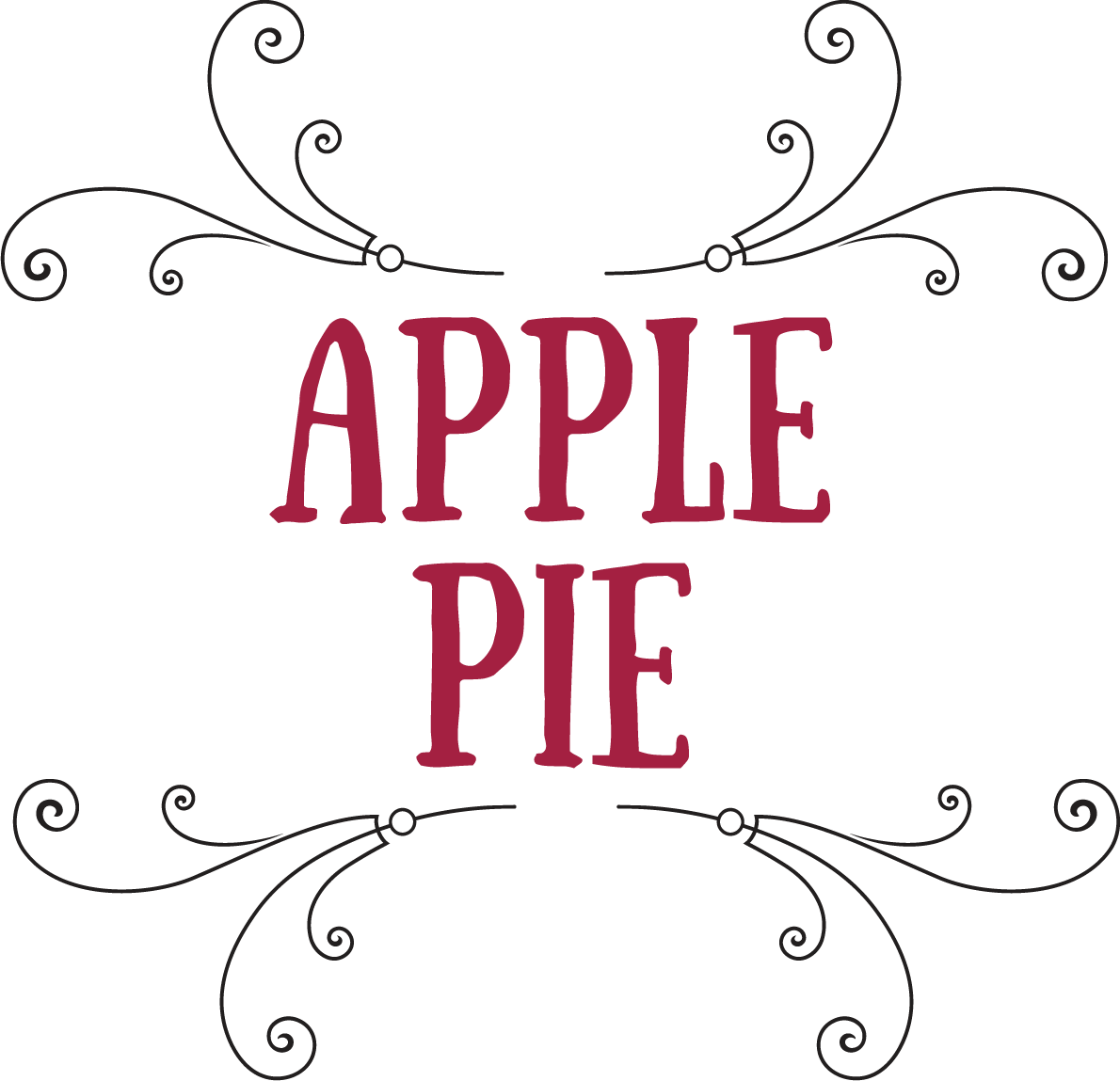 Butter Brothers Apple Pie Logo - Illustration (1190x1149), Png Download