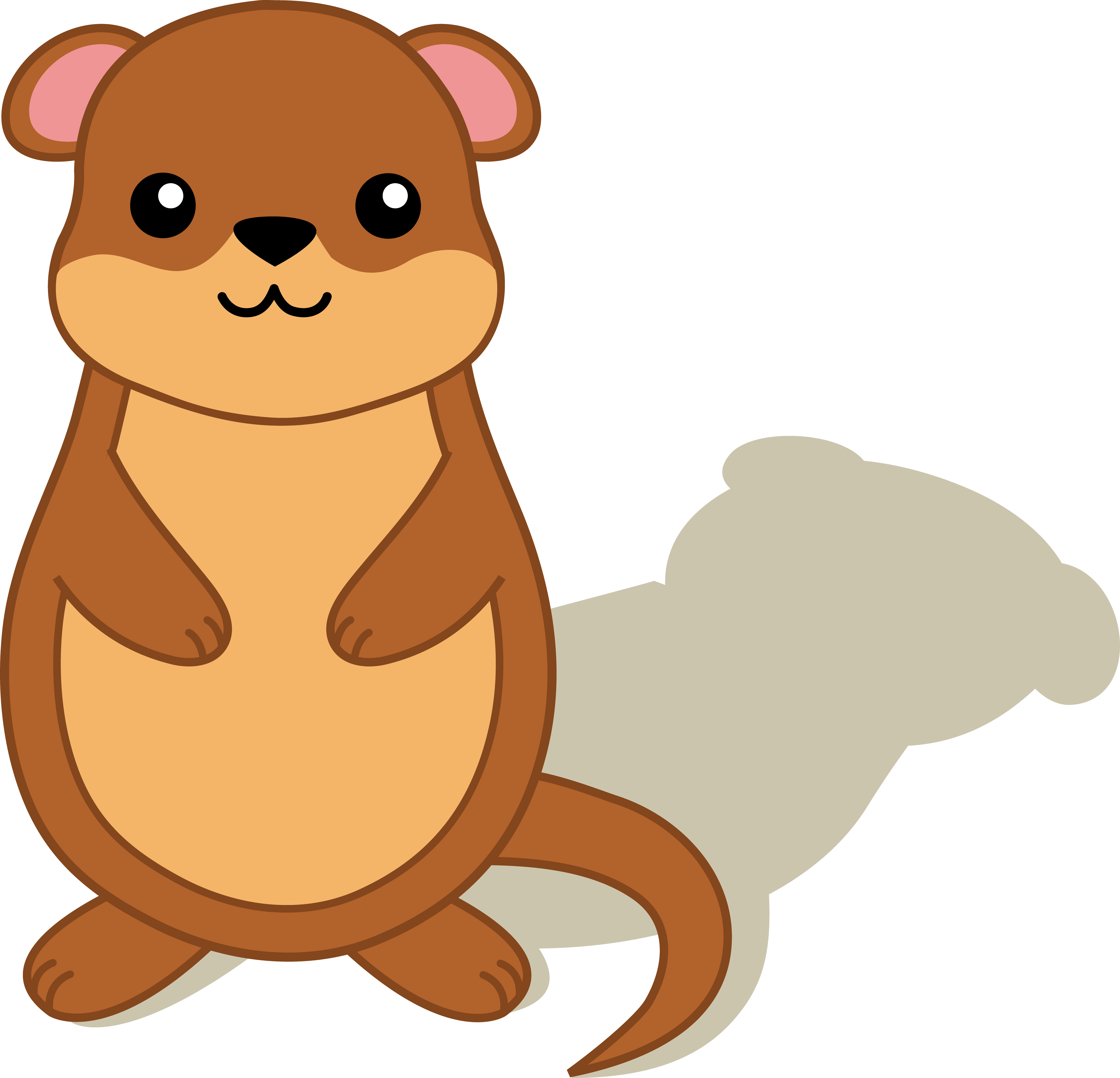Cartoon Groundhog Pictures - Groundhog Clipart Transparent (6146x5917), Png Download