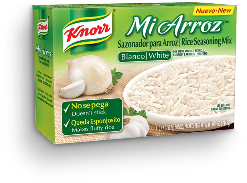 Knorr Rice Seasoning Mix White 4 Ct (985x985), Png Download