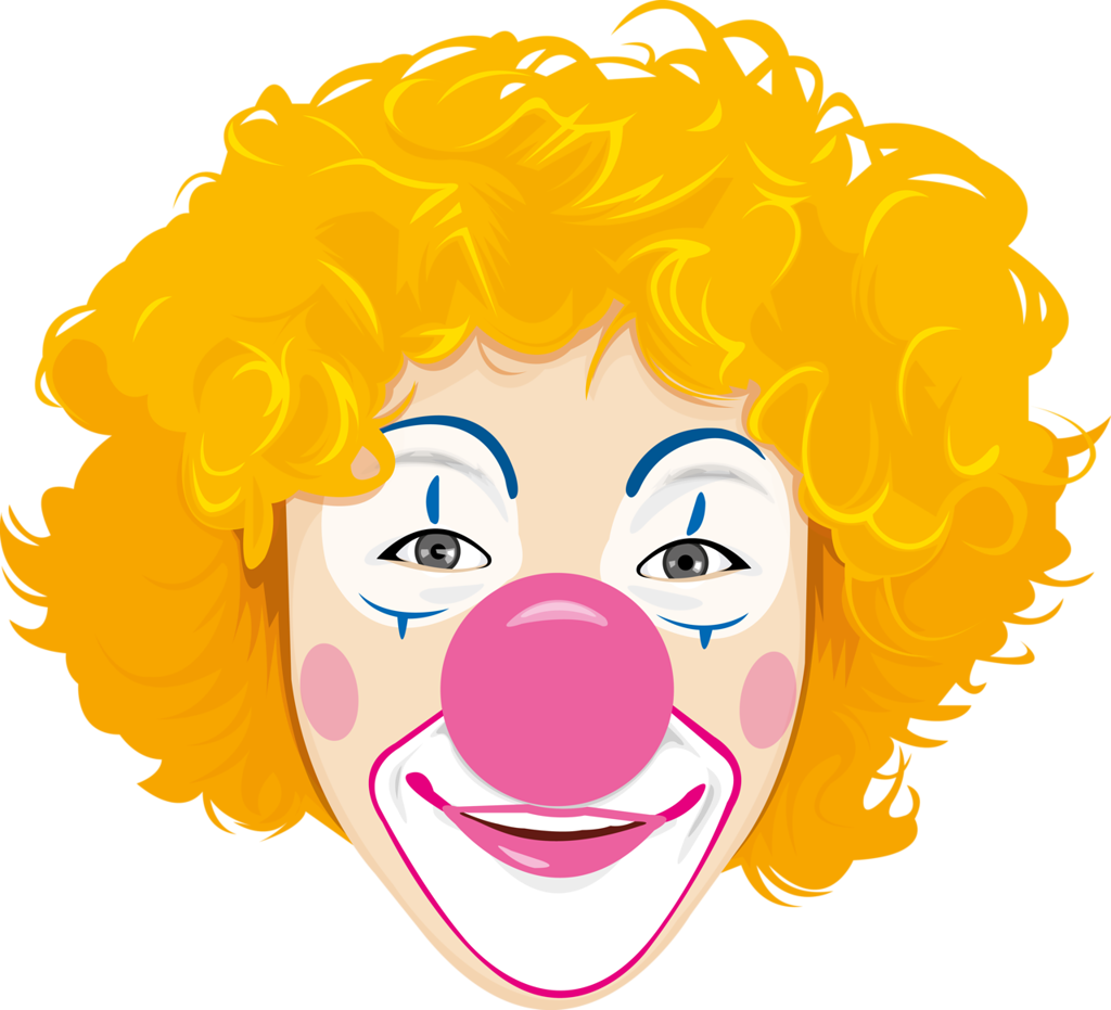 Clown Vector (1024x931), Png Download