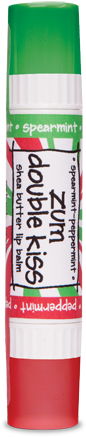 Spearmint Peppermint Double Zum Kiss Stick Shea Butter - Indigo Wild - Zum Double Kiss Shea Butter Lip Balm (500x521), Png Download