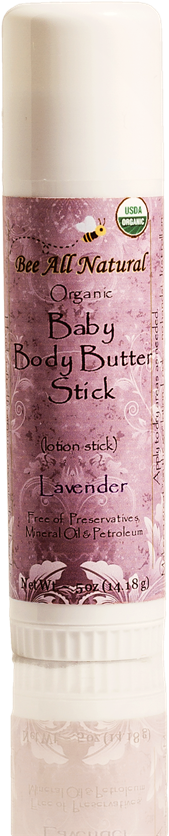 Organic Baby Body Butter Stick - Eye Shadow (345x900), Png Download