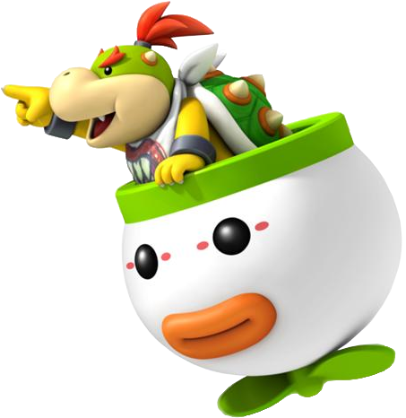 Bowser Jr Clown Car Small - Super Mario Bowser Jr (470x480), Png Download