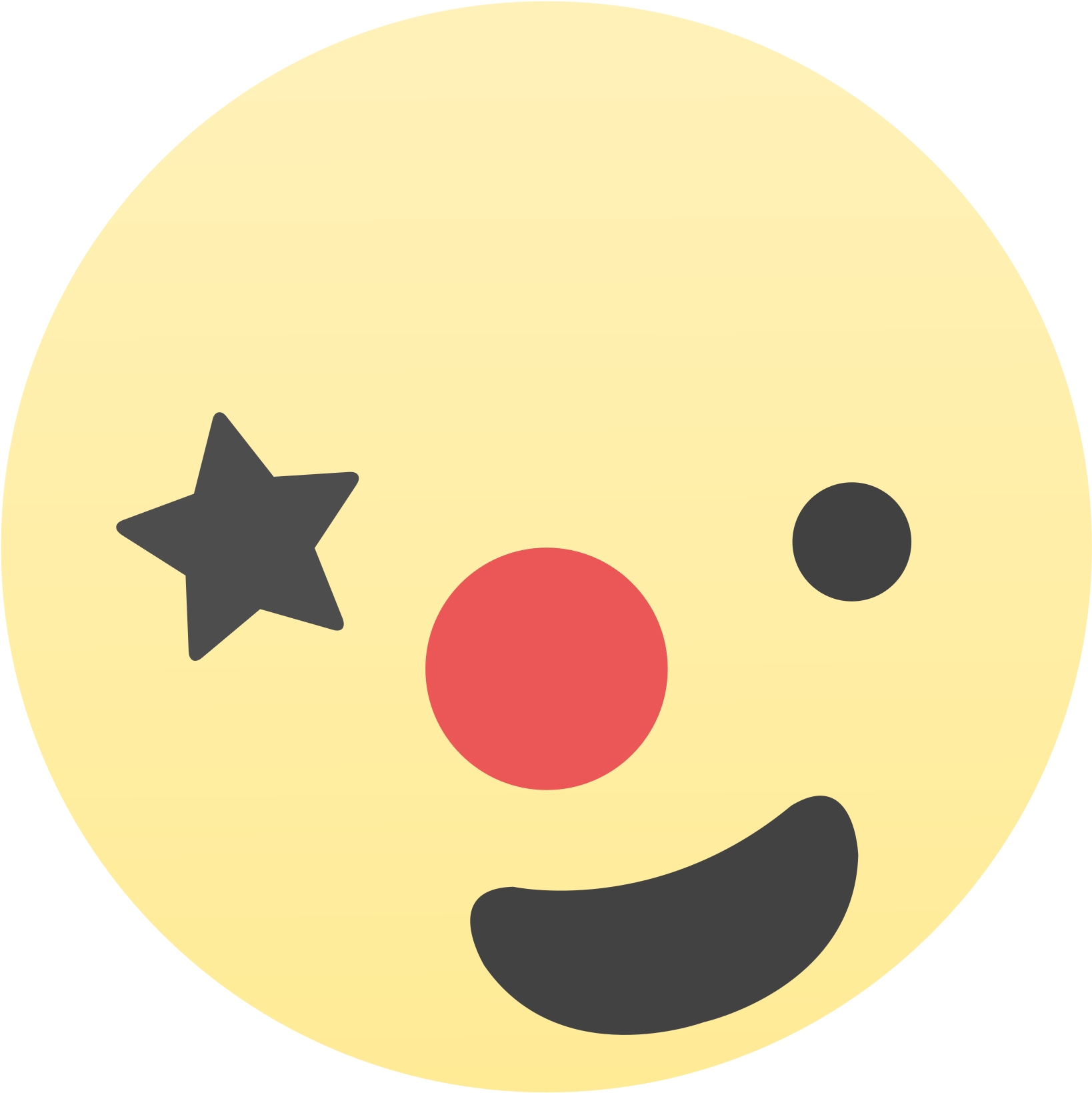 Open - Clown (2000x2000), Png Download