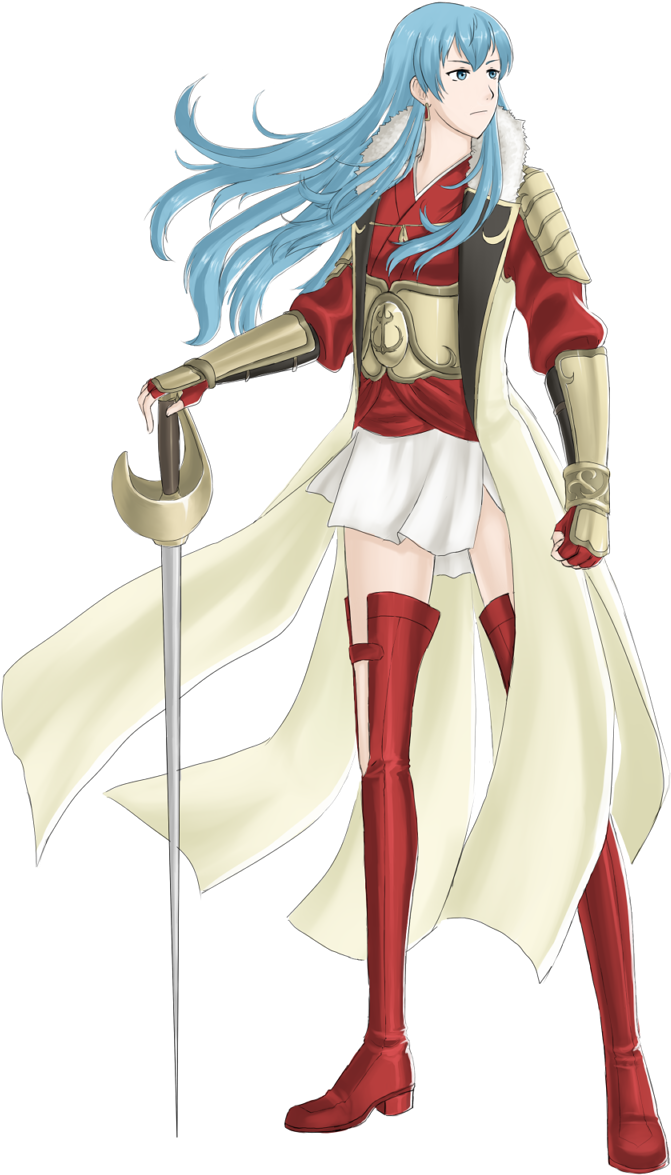 Eirika Redesign, Swordmaster In Awakening Fire Emblem - Fire Emblem Fanart Eirika (800x1280), Png Download