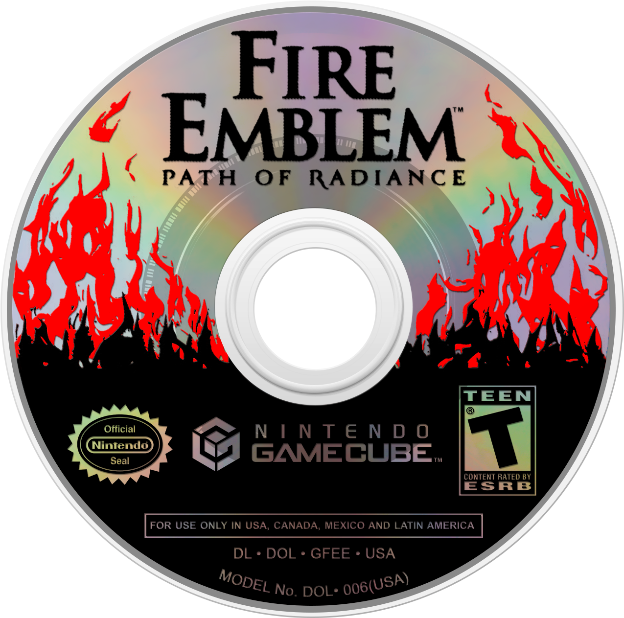 Fire Emblem - Fire Emblem Path Of Radiance Disc (1280x1280), Png Download