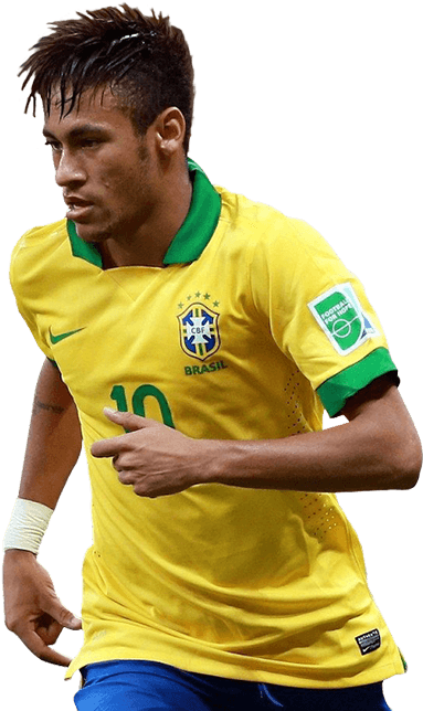 Neymar Brazil - Individual (400x1000), Png Download